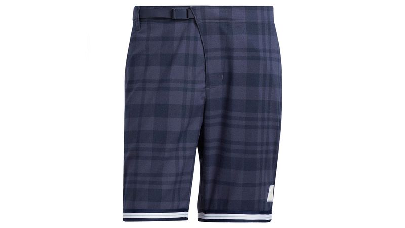 Adidas plaid 2024 bermuda shorts