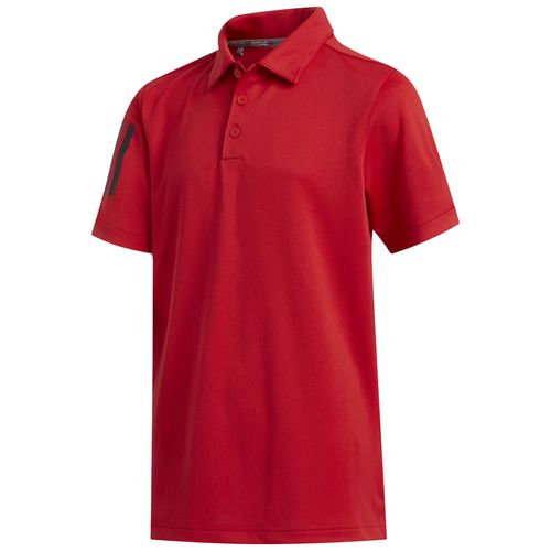 adidas Juniors' 3-Stripe Polo