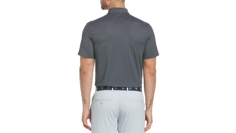 Original Penguin Geo Print Short Sleeve Golf Polo Shirt