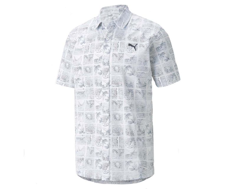 Puma golf button on sale down