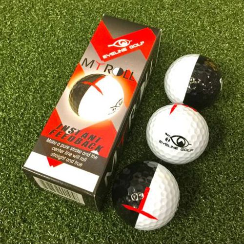 Eyeline Golf MyRoll 2-Color Practice Balls - 3 Pack