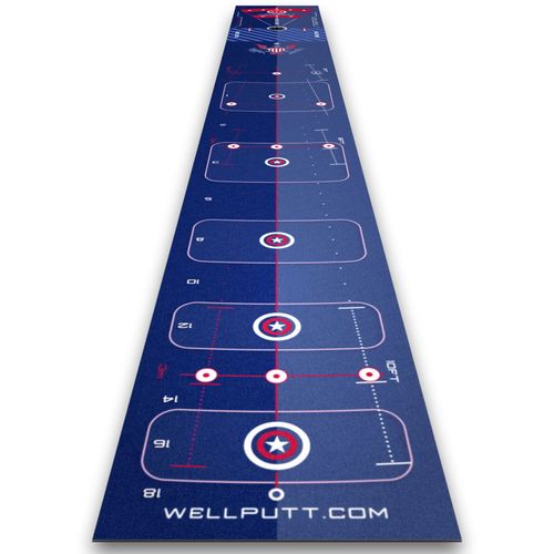 Wellputt Putting Mat 13' - Stars and Stripes Special Edition