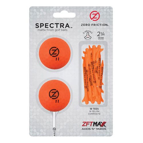 Zero Friction Spectra 2 Ball/Tee Pack