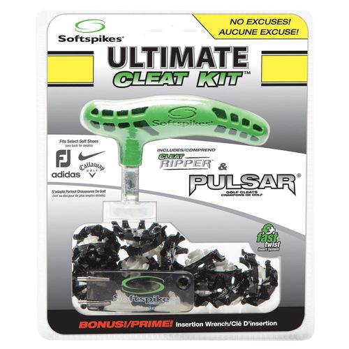 SoftSpikes Ultimate Cleat Kit With Pulsar Cleats Fast Twist