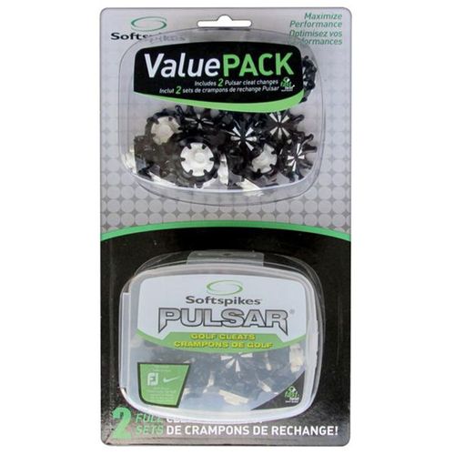 SoftSpikes Pulsar Value Pack (Fast Twist) | Black/White