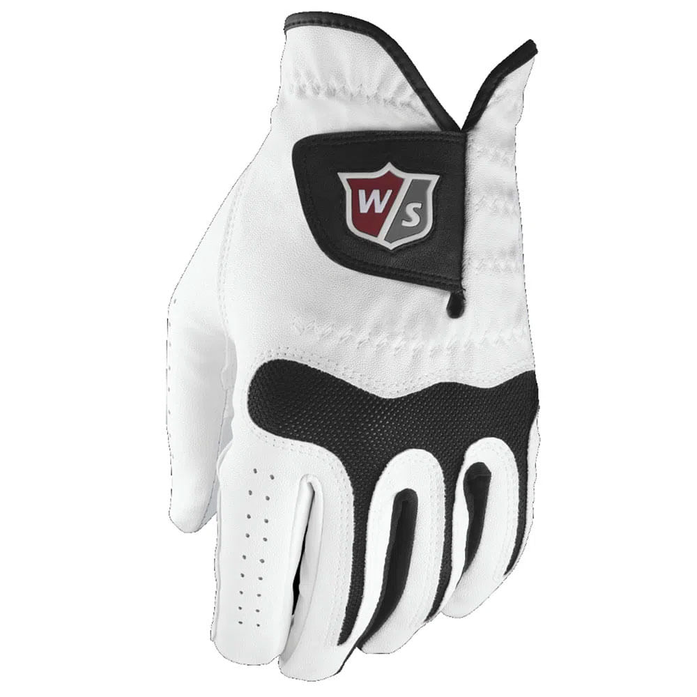 Atlanta Braves Left Hand Golf Glove & Ball Marker Set - White