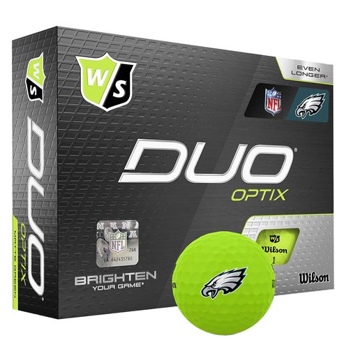 Wilson Duo Optix NFL Golf Balls - Green