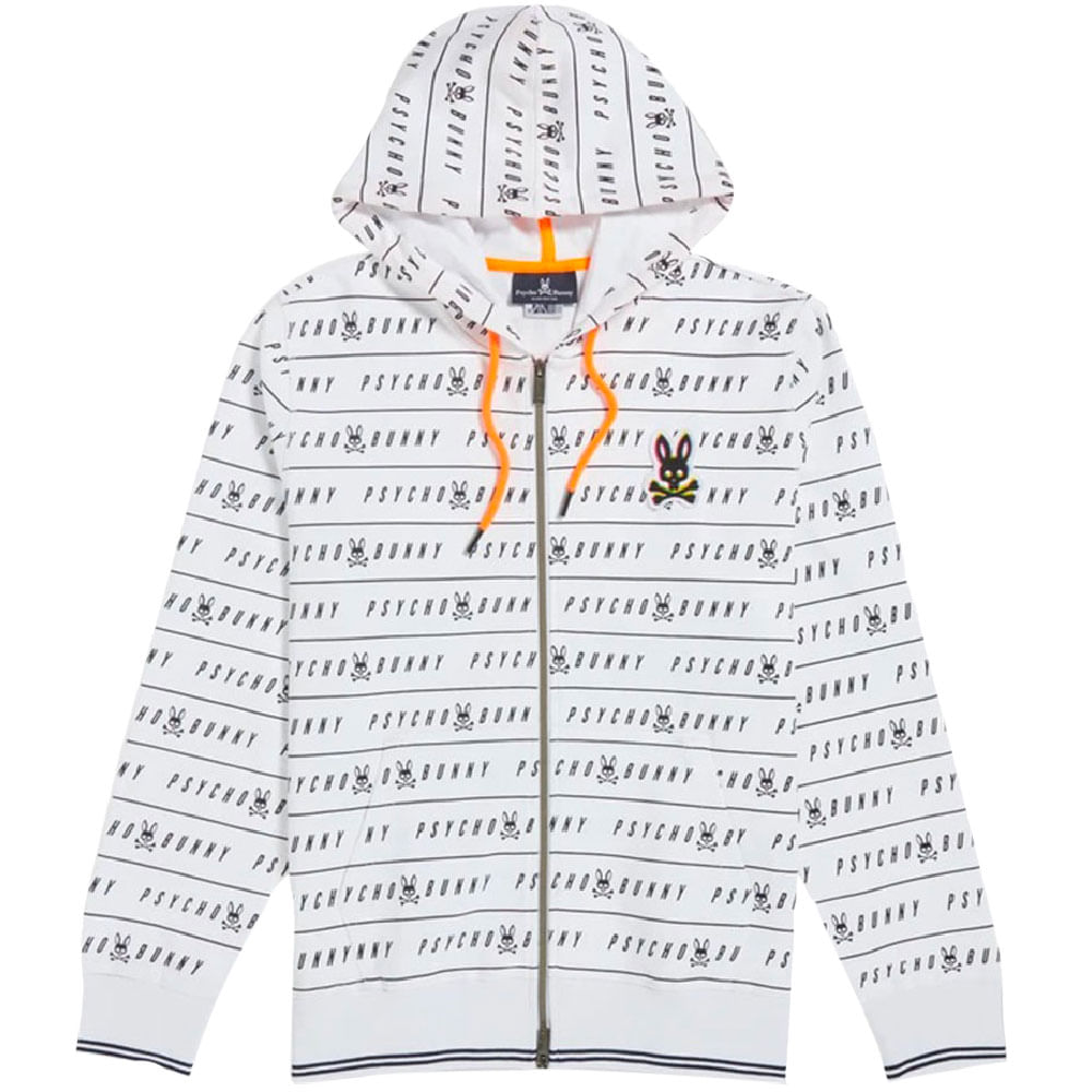 Psycho bunny zip on sale hoodie