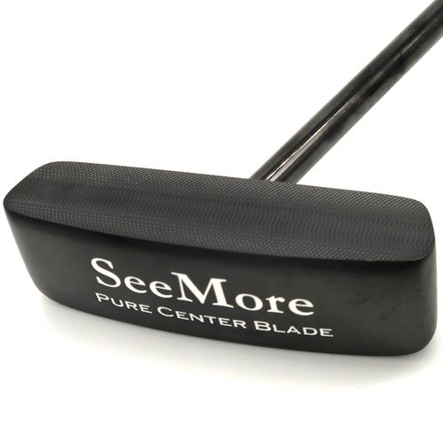 SeeMore P1093S Black Pure Center Blade Putter