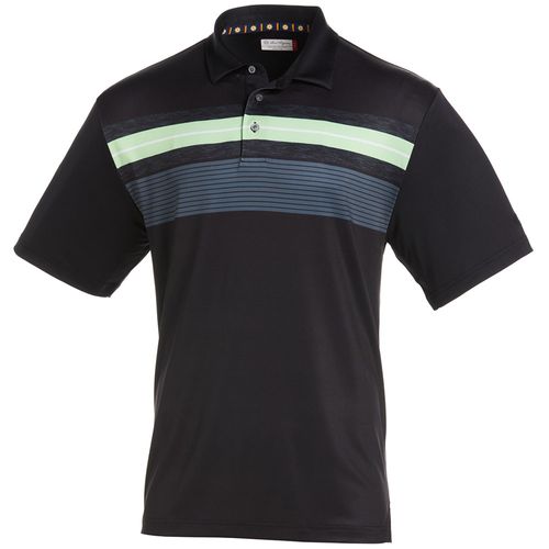 Ben Hogan Stacked Chest Striped Polo