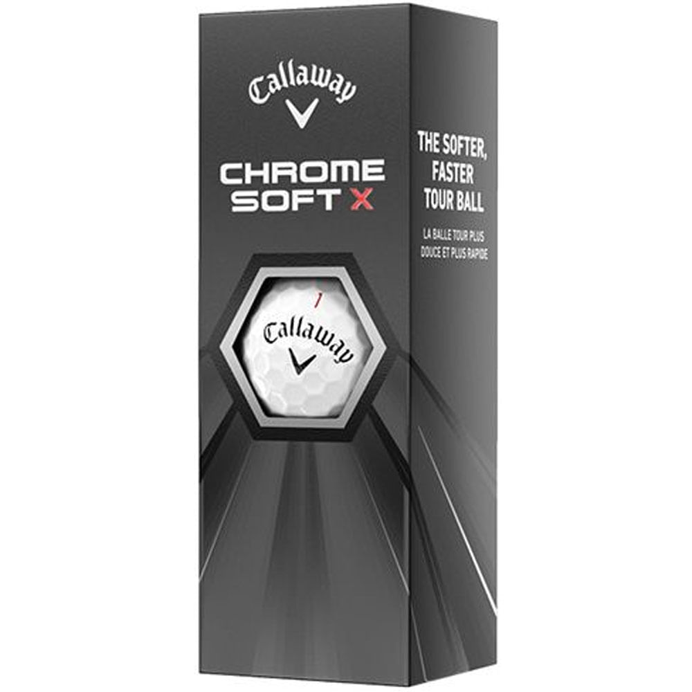 Callaway Chrome Soft X Golf Balls - Sleeve - Discount Golf Club Prices ...