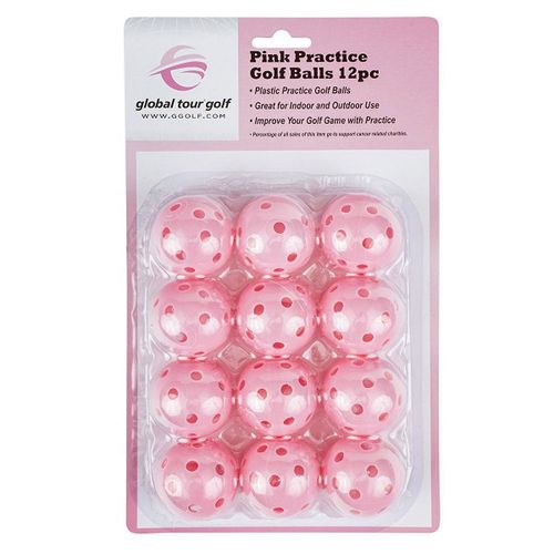 GT Golf Supplies Pink Practice Balls - 12 Pack