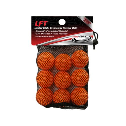 ProActive Sports Limited Flight Technology Practice Balls w/Mesh Bag - 18 Pack