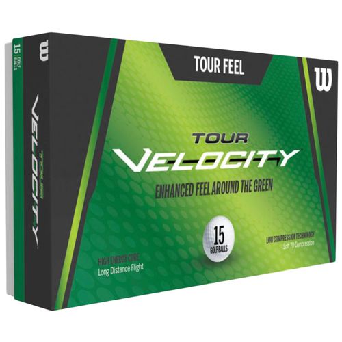 Wilson Tour Velocity Feel Golf Balls - 15 Pack