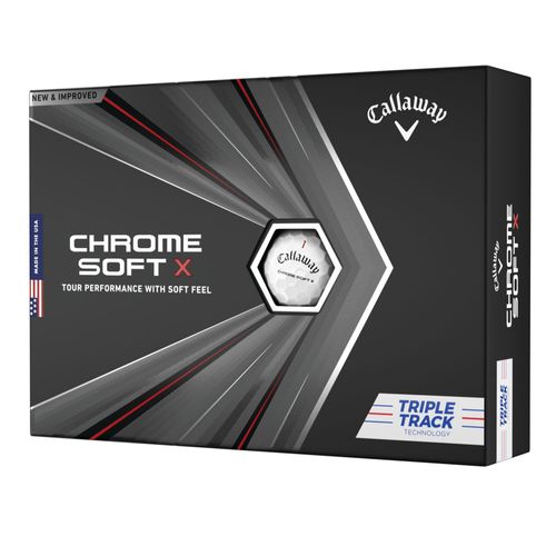Callaway Chrome Soft X Triple Track Personalized Golf Balls