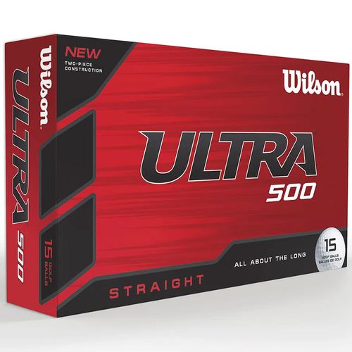Wilson Ultra 500 Straight Golf Balls - 15 Pack