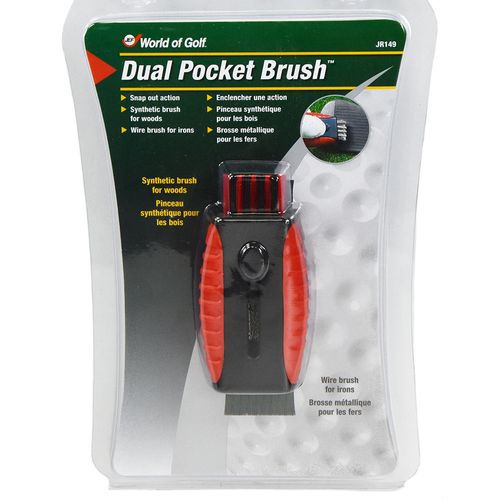 JEF World Of Golf Dual Pocket Brush