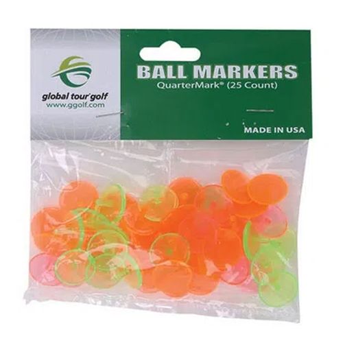 Players Aid Quarter Neon Ball Markers