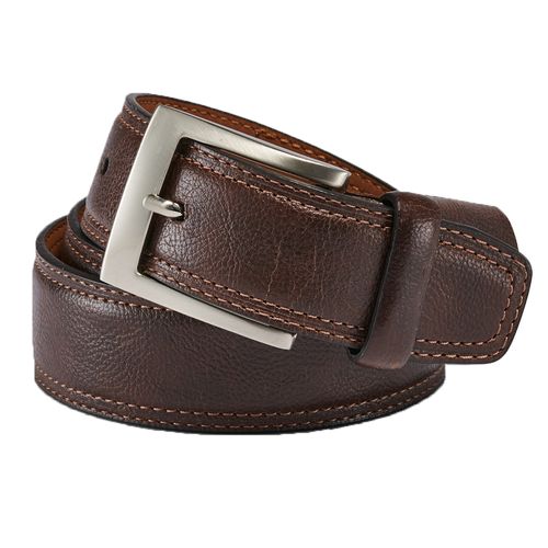Gem-Dandy Leather Double Stitch Belt