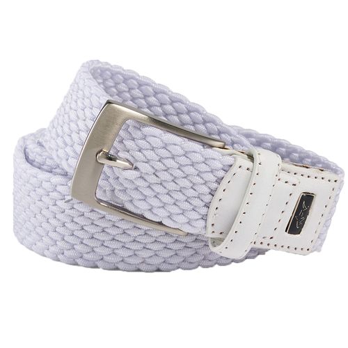 Greg Norman 35MM Basket Weave Braided Stretch Elastic Belt