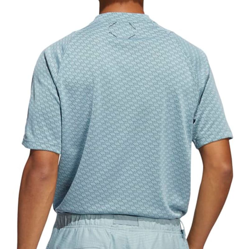 adidas Adicross Monogram Mock Neck Polo Shirt Discount Golf Club